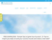 Tablet Screenshot of claudiacooley.com